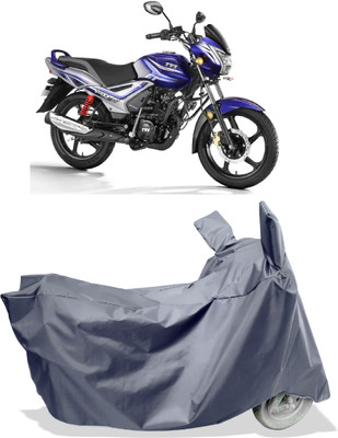 Amexride Two Wheeler Cover for TVS(Star City BS6, Grey)