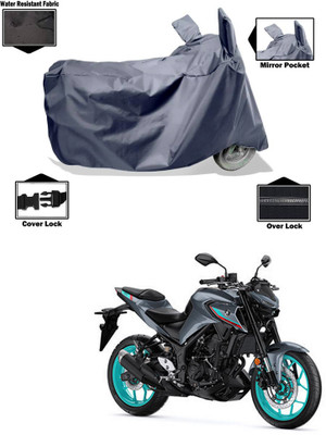 PAGORA Waterproof Two Wheeler Cover for Yamaha(MT-03, Grey)
