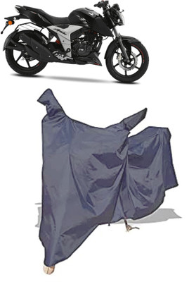 Amexride Two Wheeler Cover for TVS(Apache RTR 160 4V, Grey)