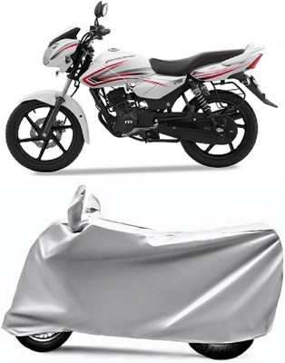 XOCAVO Two Wheeler Cover for TVS(Pheonix, Silver)