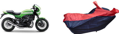 malti Two Wheeler Cover for Kawasaki(Z900 RS Cafe Racer, Red, Blue)