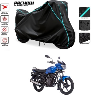 PAGORA Waterproof Two Wheeler Cover for Bajaj(Discover 100 DTS-i, Black)