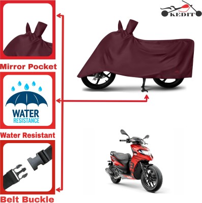 AASHTIK MART Two Wheeler Cover for Aprilia(SR 125, Maroon)