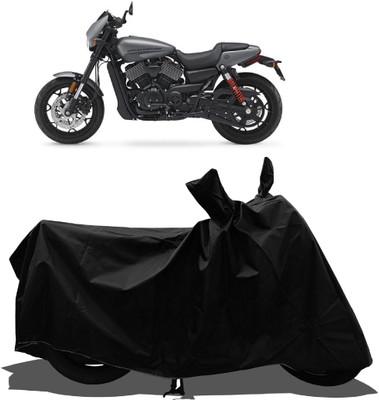 Tricway Waterproof Two Wheeler Cover for Harley Davidson(Street Rod, Black)