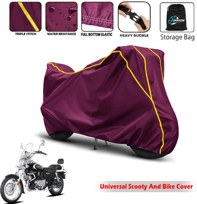 AUTOBIRSA Two Wheeler Cover for Bajaj(Avenger 220 Cruise, Maroon)