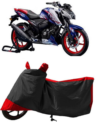 GROFATIK Two Wheeler Cover for TVS(Apache RTR 165 RP, Red)