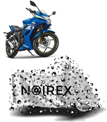 NOIREX Two Wheeler Cover for Suzuki(Gixxer SF, Silver)