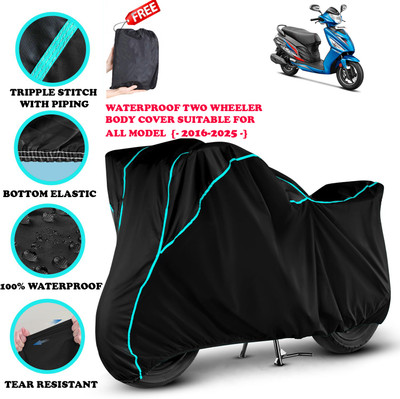 AutoGalaxy Waterproof Two Wheeler Cover for Hero(Maestro, Black)