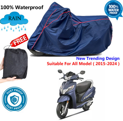AutoGalaxy Waterproof Two Wheeler Cover for Honda(Activa 125, Blue, Red)
