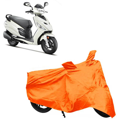 ROYAL AUTO MART Two Wheeler Cover for Hero(Duet, Orange)