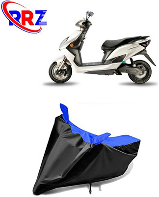 RRZ Waterproof Two Wheeler Cover for Evolet(Derby, Black, Blue)