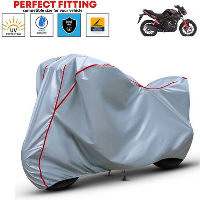 Auto Udaan Waterproof Two Wheeler Cover for Universal For Bike(Xtreme 160 R, Silver, Red)
