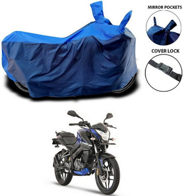 ANTHUB Waterproof Two Wheeler Cover for Bajaj(Pulsar 125, Blue)