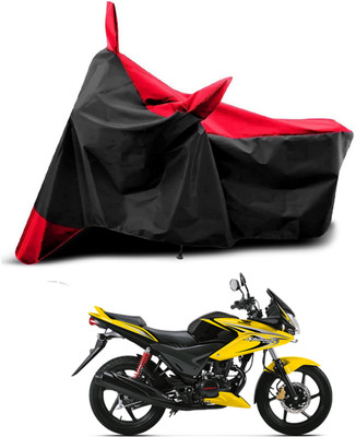 KEDIT Two Wheeler Cover for Honda(CBF Stunner, Red, Black)