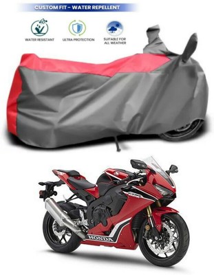 Genipap Two Wheeler Cover for Honda(CBR 1000RR, Red, Grey)