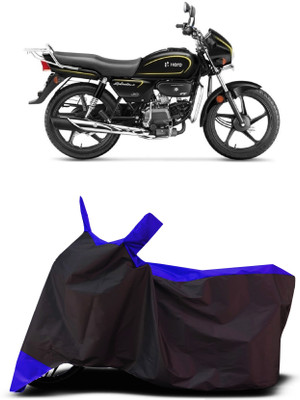 VESMEI Two Wheeler Cover for Hero(MotoCorp Splendor Plus, Blue)