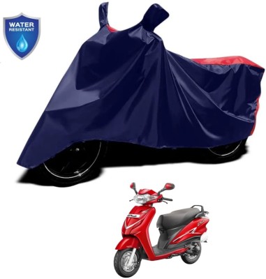 JSJINSIL Waterproof Two Wheeler Cover for Hero(Duet VX 110CC, Red, Blue)