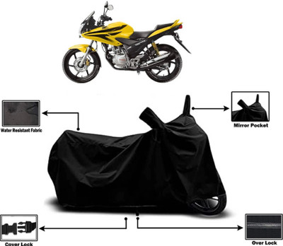 KEDIT Two Wheeler Cover for Honda(CBF Stunner, Black)