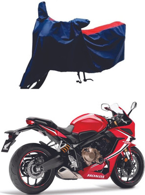 AutoGalaxy Waterproof Two Wheeler Cover for Honda(CBR1000RR Fireblade, Red, Blue)