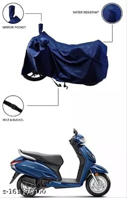 gurukul mart Waterproof Two Wheeler Cover for Honda(Electric, Blue)