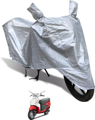 Euro Care Waterproof Two Wheeler Cover for Hero(Pleasure, Silver)