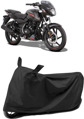 KEDIT Two Wheeler Cover for Bajaj(Pulsar, Black)