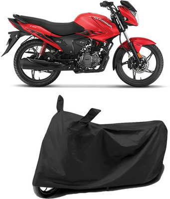 KEDIT Two Wheeler Cover for Hero(Glamour BS6, Black)