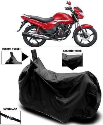 MMSSTAR Waterproof Two Wheeler Cover for Hero(Achiever, Black)