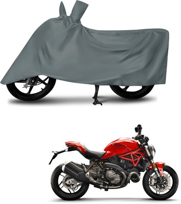 DeepShakshi AUTOMOTIVE Waterproof Two Wheeler Cover for Ducati(Monster 821, Grey)