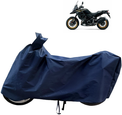 Horseyaart Waterproof Two Wheeler Cover for Suzuki(V Strom 1000, Blue)