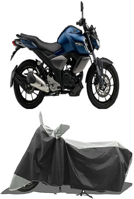 GROFATIK Two Wheeler Cover for Yamaha(FZ S V3, Grey)