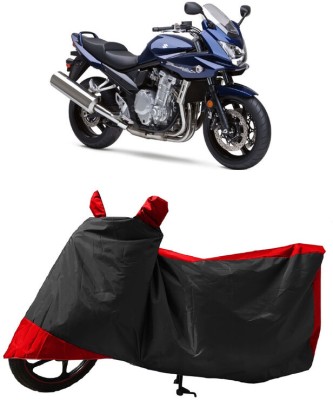 GROFATIK Two Wheeler Cover for Suzuki(Bandit, Red)