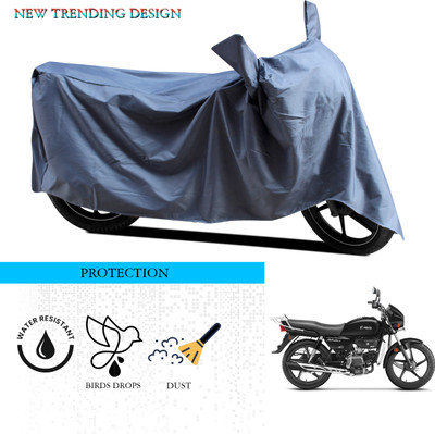 ANTHUB Waterproof Two Wheeler Cover for Hero(Splendor Plus, Grey)