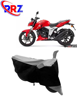 RRZ Waterproof Two Wheeler Cover for TVS(Apache, Black, Grey)