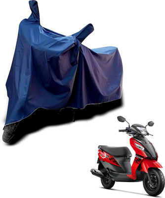 KEDIT Two Wheeler Cover for Suzuki(Let's, Blue)