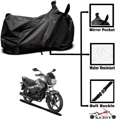 AASHTIK MART Two Wheeler Cover for Universal For Bike(Passion Pro, Black)