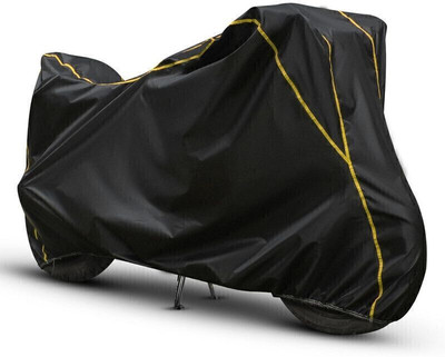 Shiv Kanha Waterproof Two Wheeler Cover for Hero(CBZ Extreme, Black, Yellow)