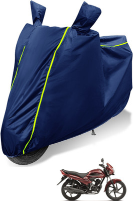 Auto Hub Waterproof Two Wheeler Cover for Honda(Dream Yuga, Blue)