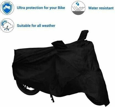 Mdstar Waterproof Two Wheeler Cover for Royal Enfield(Classic 350, Black)