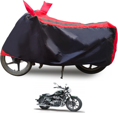 Euro Care Waterproof Two Wheeler Cover for Royal Enfield(Meteor, Red)