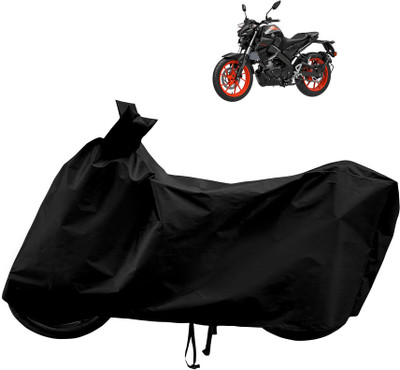Horseyaart Waterproof Two Wheeler Cover for Yamaha(MT-15, Black)