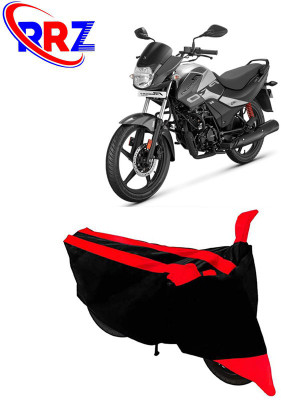 RRZ Waterproof Two Wheeler Cover for Hero(Passion Pro i3S, Black, Red)