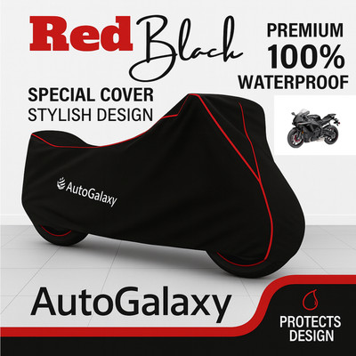 AutoGalaxy Waterproof Two Wheeler Cover for Yamaha(YZF R1M BS6, Black)