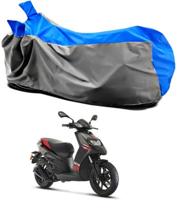 Ascension Two Wheeler Cover for Aprilia(Storm 125, Grey, Blue)