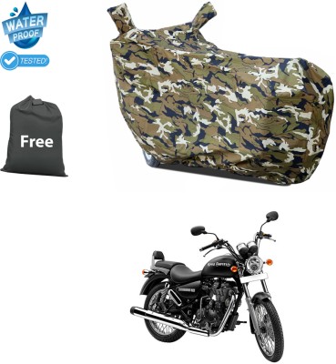 PAGORA Waterproof Two Wheeler Cover for Royal Enfield(Thunderbird 500, Yellow)