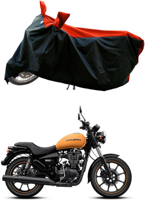 DeepShakshi AUTOMOTIVE Waterproof Two Wheeler Cover for Royal Enfield(Thunderbird 500, Red)