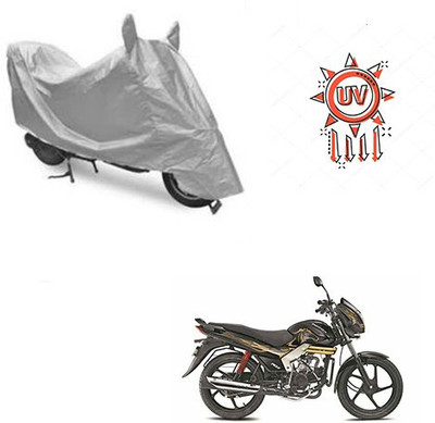 DeepShakshi AUTOMOTIVE Waterproof Two Wheeler Cover for Mahindra(Centuro, Silver)