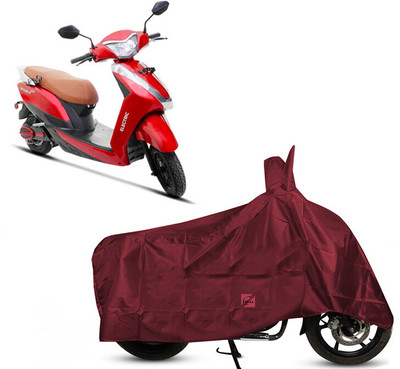EGAL Waterproof Two Wheeler Cover for Ampere(Magnus Pro, Maroon)