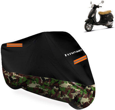 Horseyaart Waterproof Two Wheeler Cover for Vespa(Vespa LX 125, Multicolor)