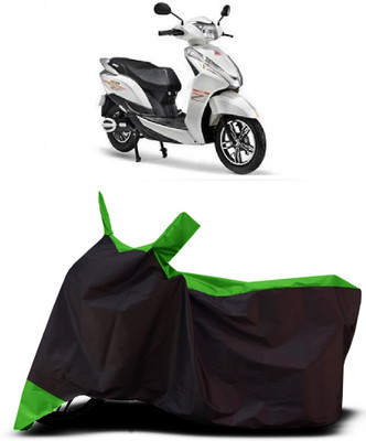 VESMEI Two Wheeler Cover for Ampere(Magnus Pro, Green)